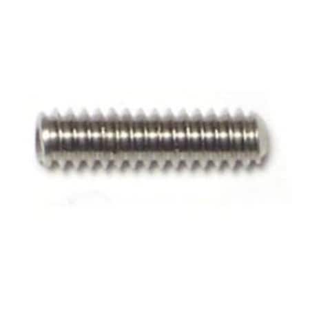 Midwest Fastener #6-32 x 1/2" 18-8 Stainless Steel Coarse Thread Hex Socket Headless Set Screws 20PK 75005